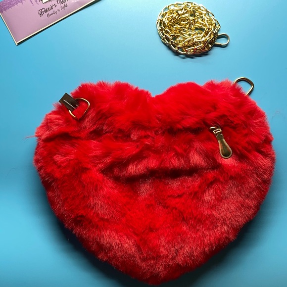 Dixie Heart purse clutch bag cross body shoulder bag - Picture 1 of 1